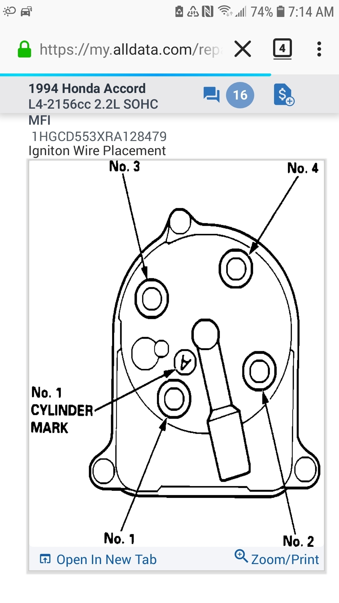 01 Toyota 2 2 Engine Firing Order 2022 Firing order