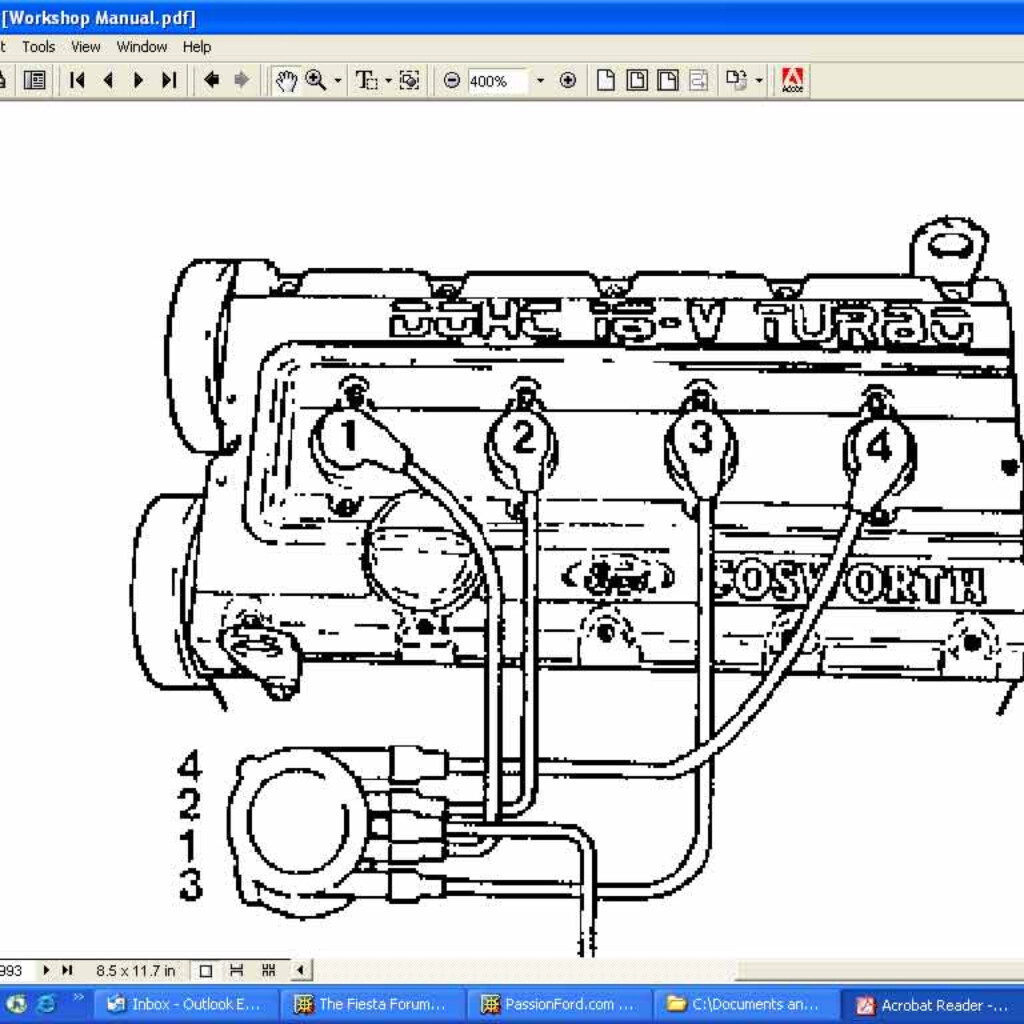 1 6L 4 Cylinder Ford Firing Order Ricks Free Auto Repair Wiring And 