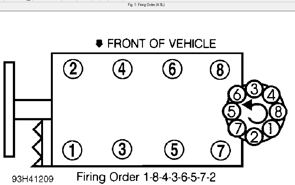 1993 Cadillac Deville 4 9 Tunning Car And Need A Diagram Of The Firing