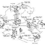 2002 Toyota Sienna Bolt Alternator Through Engine Atm Mtm