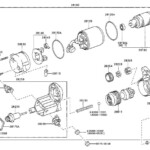 2002 Toyota Sienna Frame Assembly Starter Commutator End Engine Usa