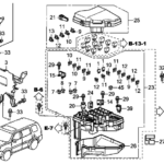 38231 S04 961 Genuine Honda Fuse Block 40A