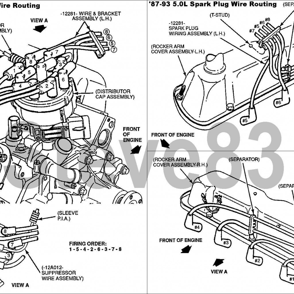 92 Ford F150 5 0 Firing Order Wiring And Printable