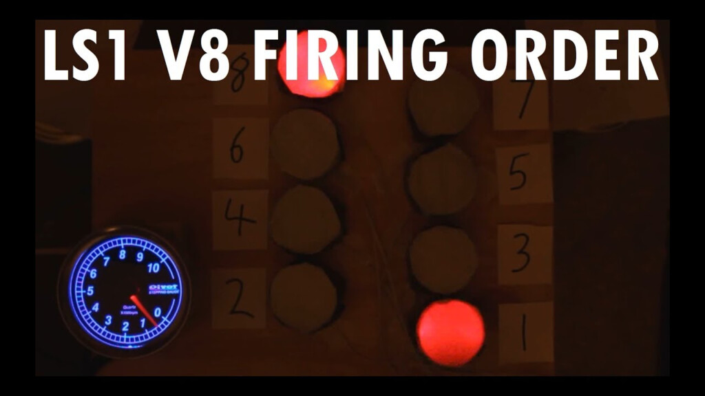 Audiovisual Demonstration Of GM LS1 V8 Firing Order Now With More RPM 