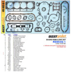 Best Gasket RS663G 1 1963 390 Cadillac Gasket Set