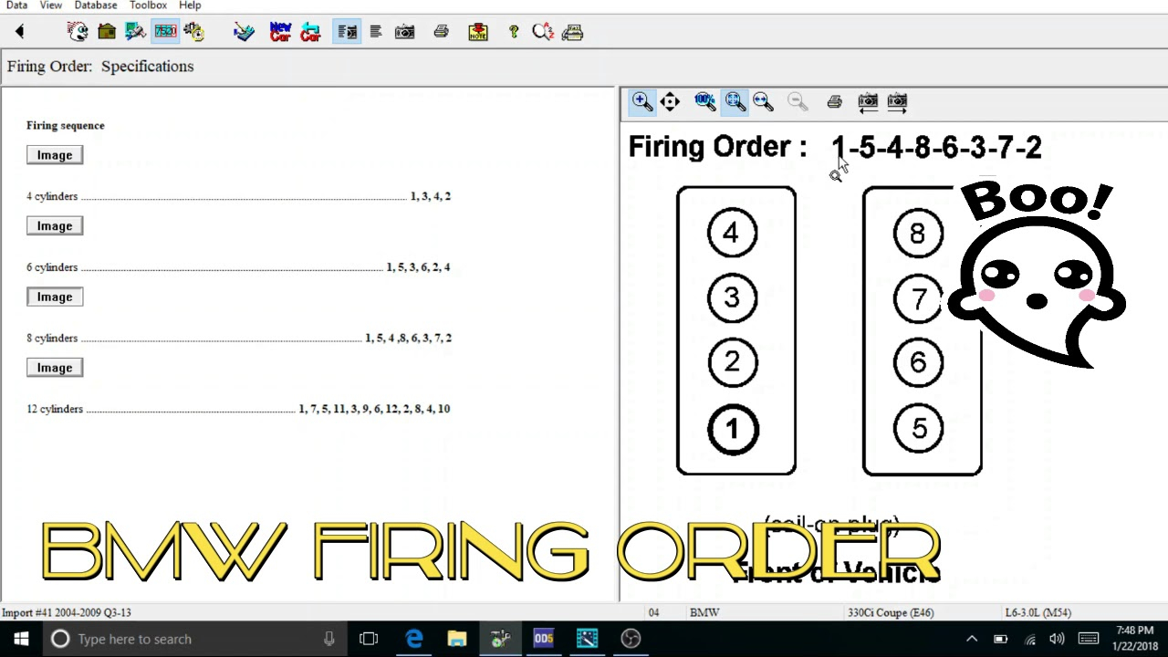 BMW Firing Order 4 6 8 12 Cylinder YouTube