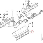 Bmw Genuine Exhaust Manifold Gasket Between Cylinder Head And 525i 8i