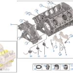 Engine Block BMW X6 E71 X6 50iX N63 USA