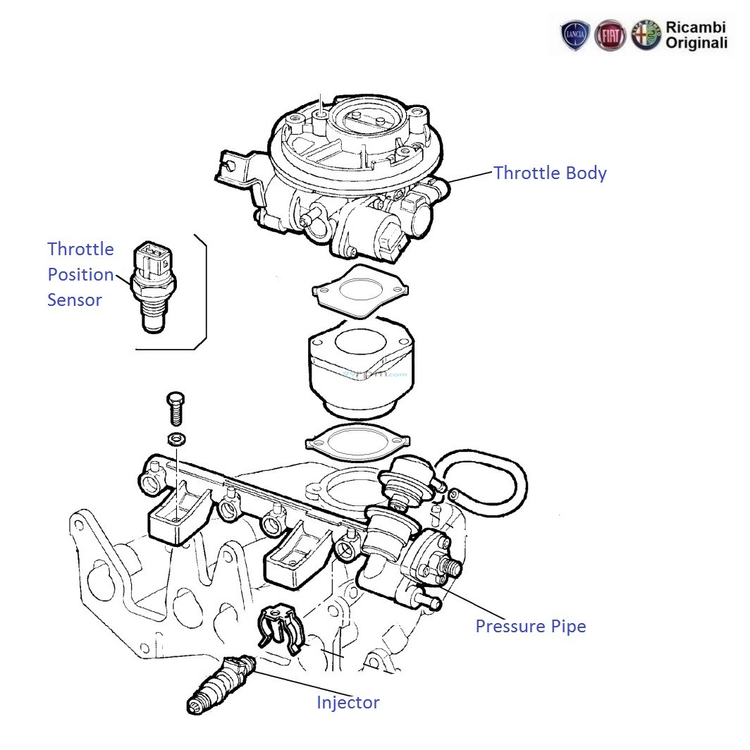 Fiat Palio 1 2 Petrol Fuel Injection Throttle Body