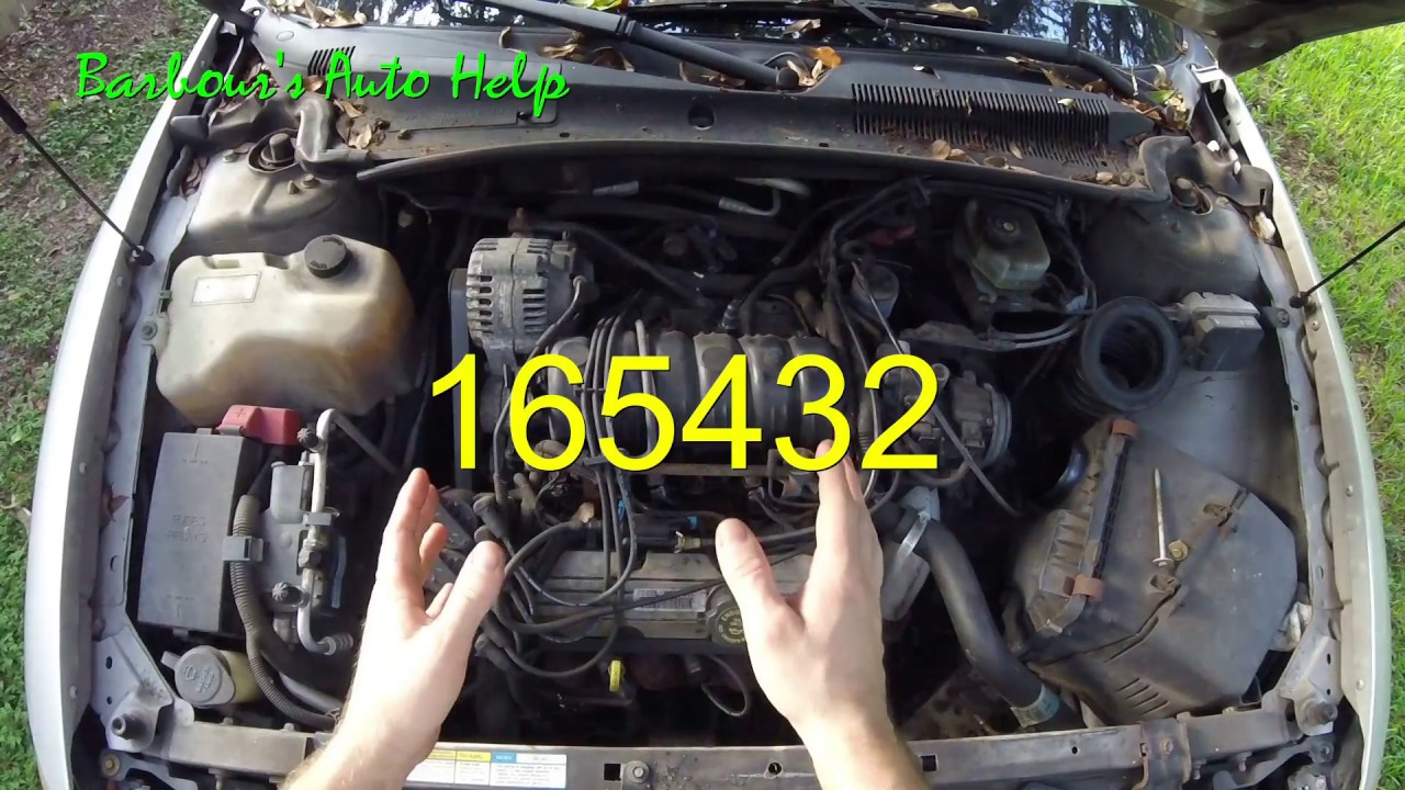 Firing Order And Cylinder Identification GM 3 8L Series 2 V 6 YouTube