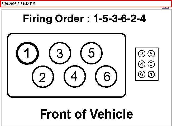 Firing Order For A 1999 Volkswagen Jetta