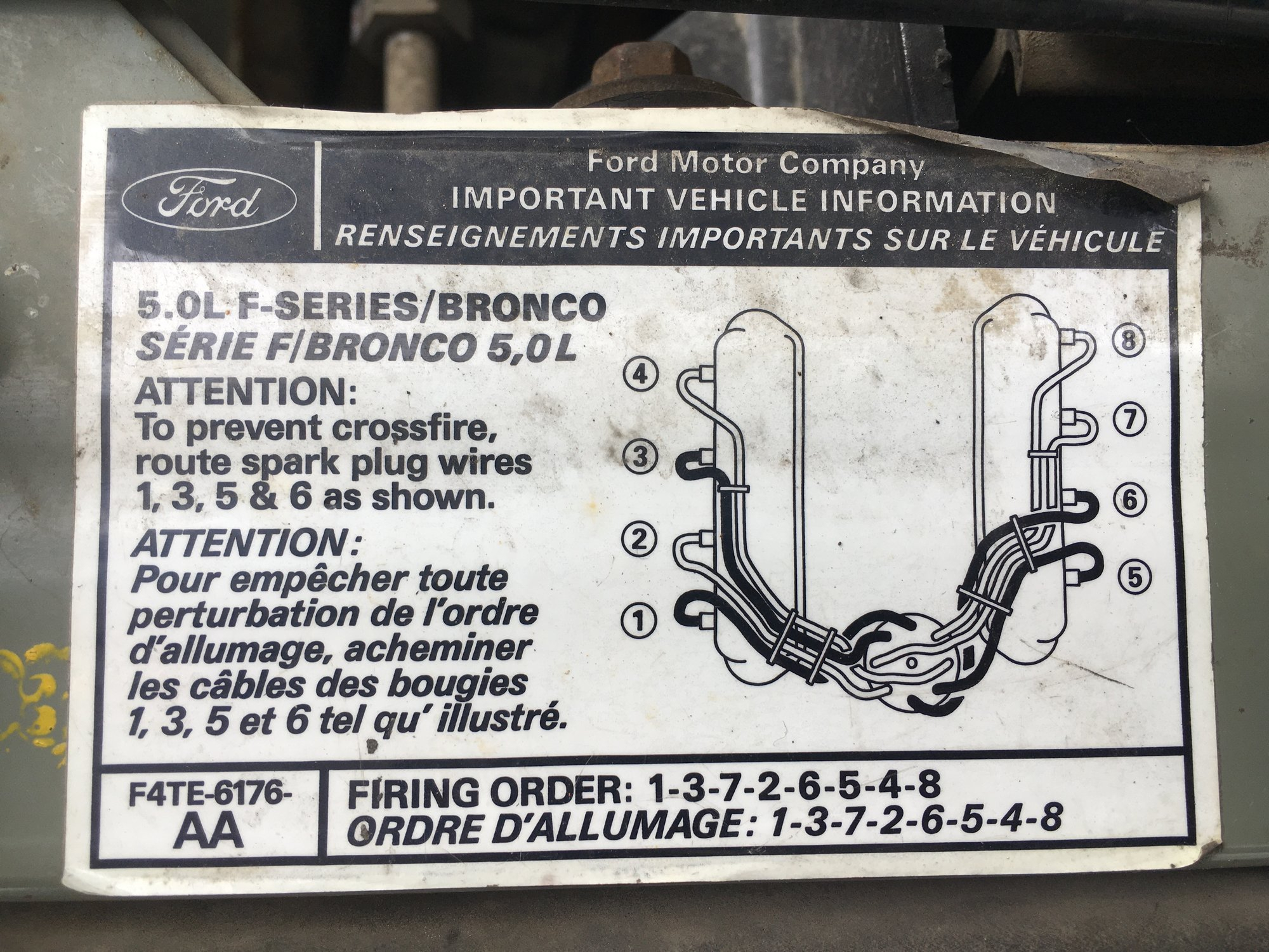 Ford 5 8 Windsor Firing Order Ford Firing Order