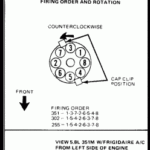 I Need The Distributor Firing Order On A 1982 Lincoln Continental V 8 4