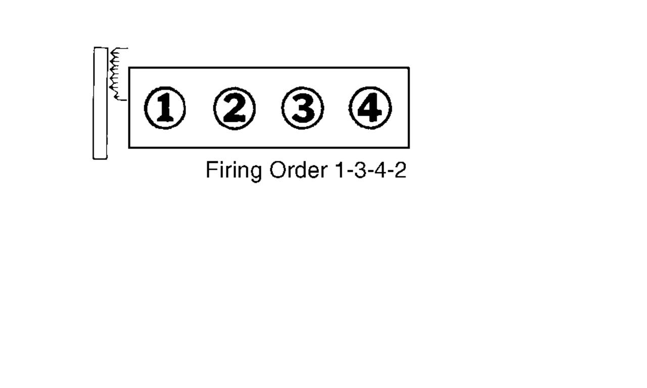 I Need To Know The Firing Order For A 2 2 Motor They Way The Coil Pk 