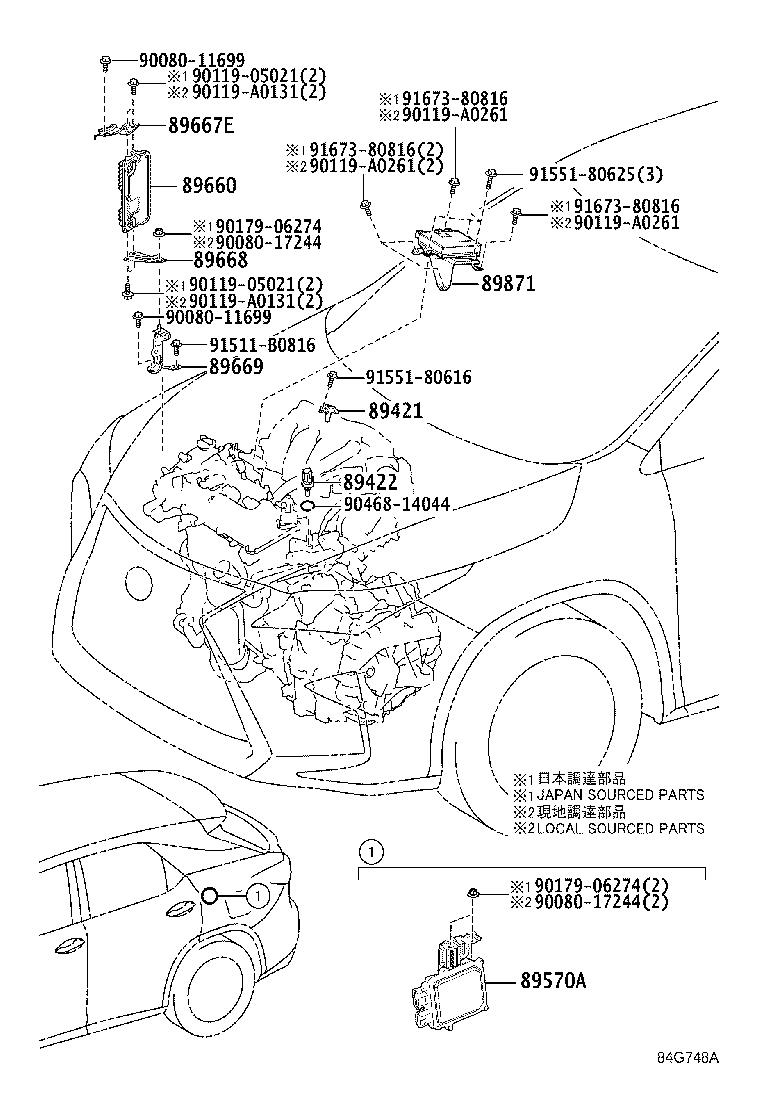 Lexus RX 350 Computer Engine Control Electrical 896610EF40 Rallye 