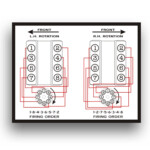 Marine Dual Inboard Engines FIRING ORDER DECAL Mopar Chrysler 318 5 2L