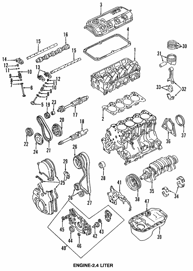 Mitsubishi 2 4l Engine Diagram Wiring Diagram