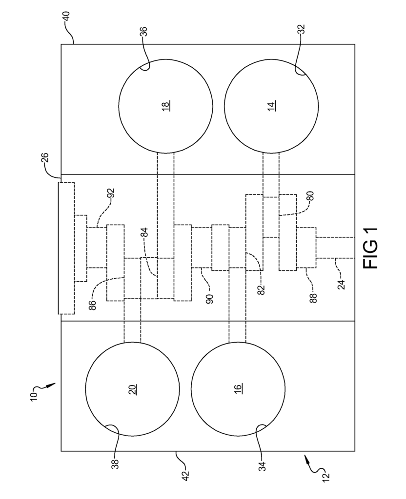 Patent US20120234270 Engine Assembly Including Crankshaft For V4 