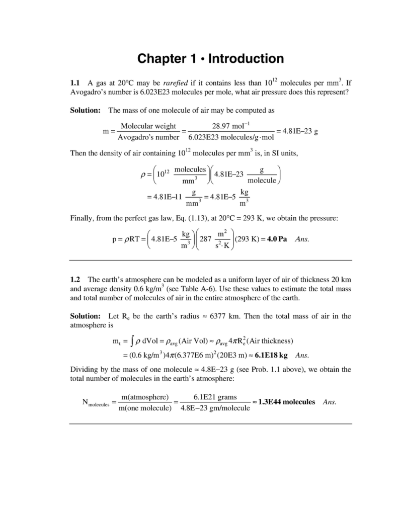 Solution Manual Of Fluid Mechanics 4th Edition White StuDocu