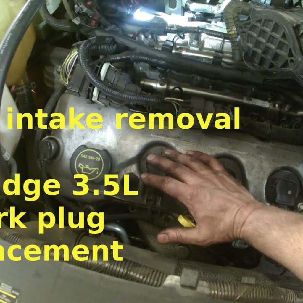 Spark Plug Replacement Ford Edge 2007 3 5L V6 How To Change Your Plugs 