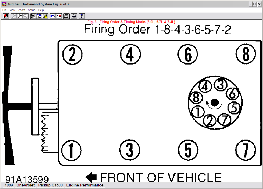 Firing Order Small Block Chevy Engine