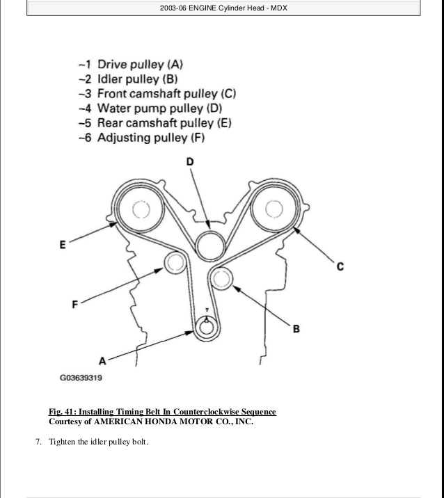 Wiring Diagram Info 35 2006 Acura Mdx Serpentine Belt Diagram