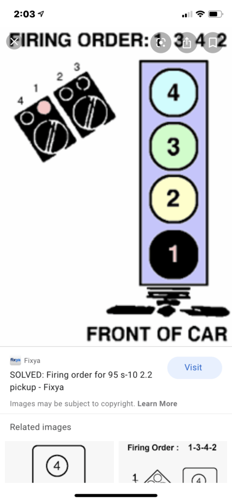 2022 Chevy S10 Pickup 2 2 Firing Order 2022 Chevyfiringorder