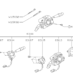 83111AC830 Genuine Subaru COMBINATION SWITCH