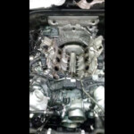BMW N63 Reverse Flow Engine Running With No Manifolds YouTube