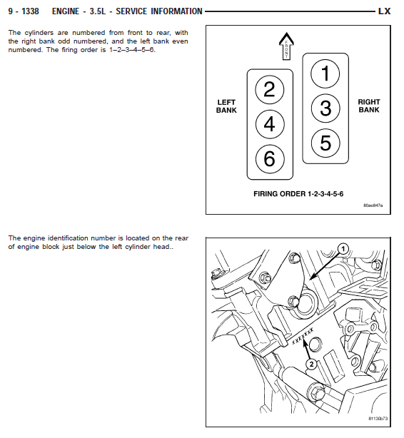 Chrysler 300 2 7 Firing Order Crystler Sebring 1997 2 5 Engine 