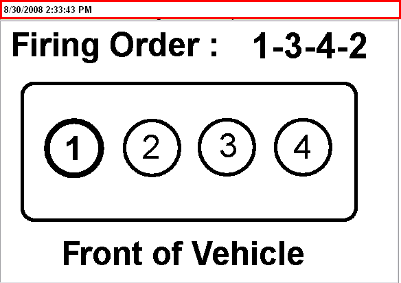 Firing Order For A 1999 Volkswagen Jetta