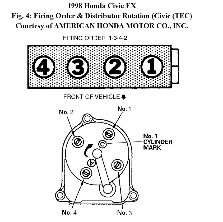 Firing Order Needed What Is The Firing Order On A D16y8 Car Will 