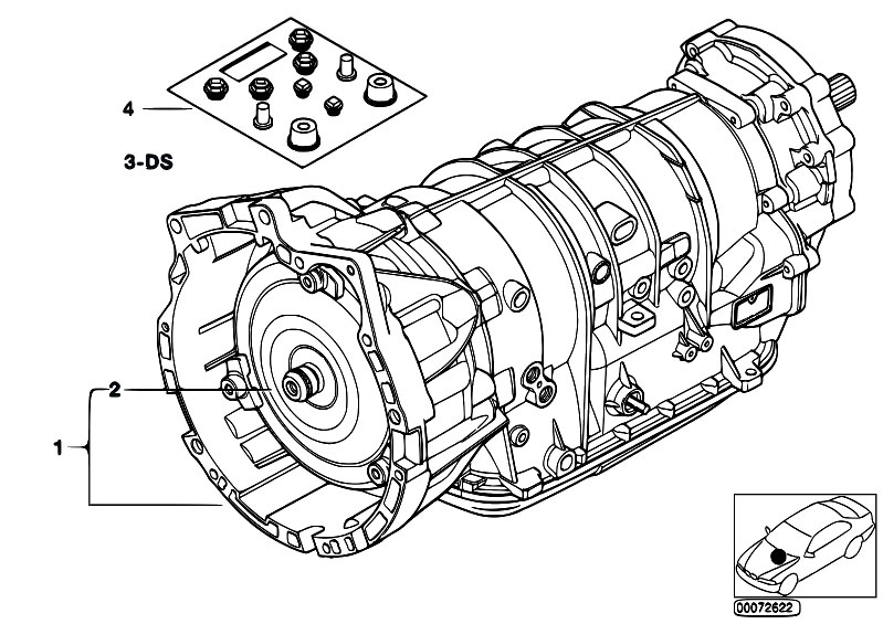 Original Parts For E53 X5 3 0i M54 SAV Automatic Transmission 