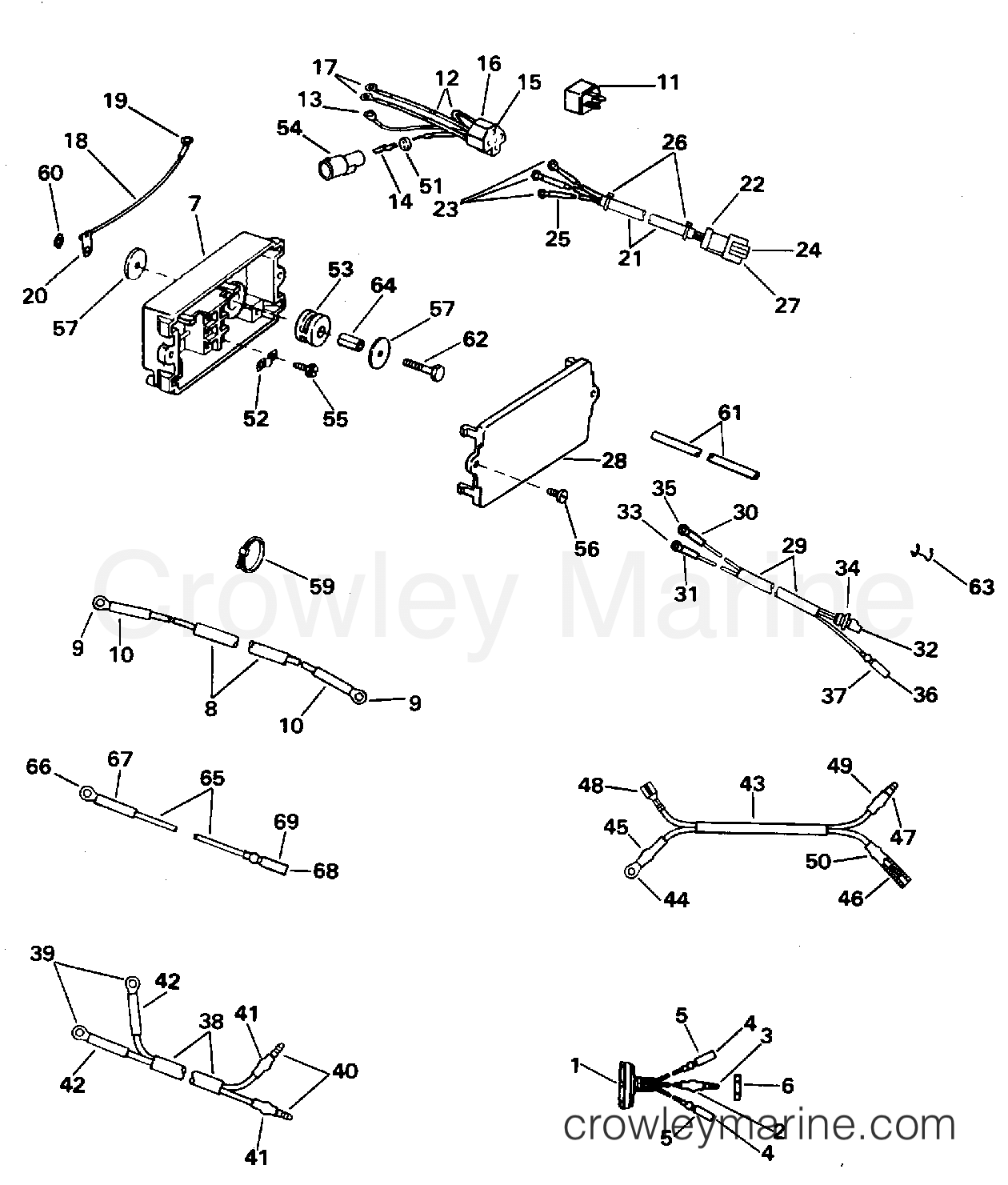 POWER TRIM TILT ELECTRICAL 1996 Johnson Outboards 112 J112TSLEDR