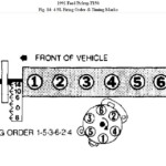 The Firing Order For 1992 Ford F 150 Inline Six Cylinder From The Plug