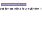 The Firing Order For An Inline Four Cylinder I C Engine Is EXAMIANS