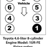 Toyota 4 6 Liter Firing Order And Spark Plug Gap 1UR FE Engine