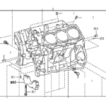 Toyota Sequoia Block Sub assembly Cylinder Engine 1140109736