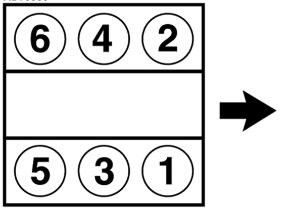 What Is The Firing Order For 2010 Lexus IS250 I Have A Misfire 