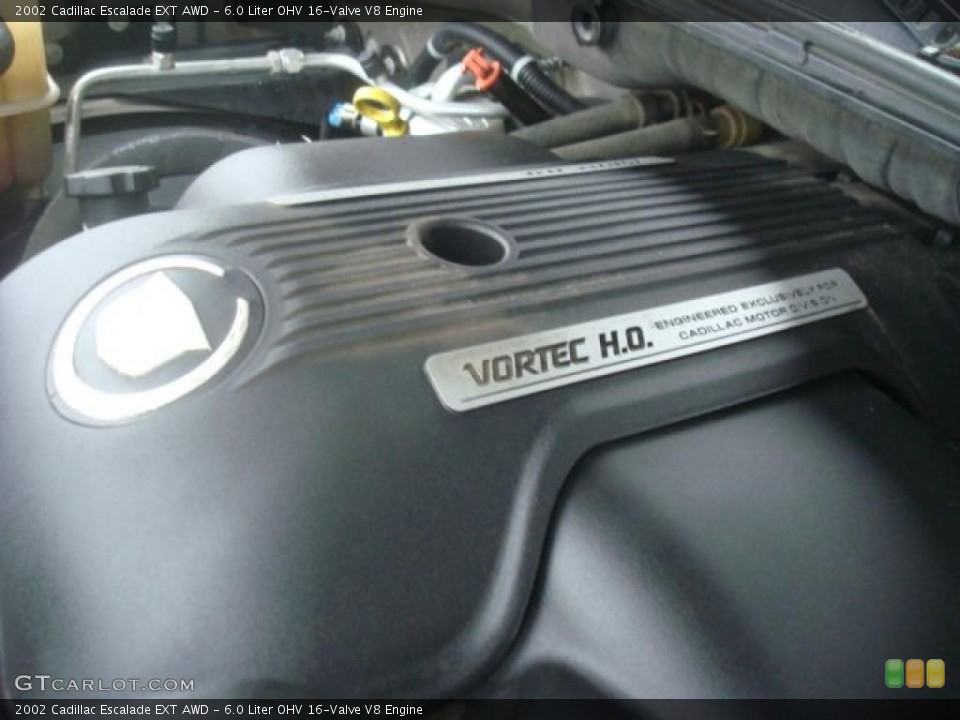 6 0 Liter OHV 16 Valve V8 Engine For The 2002 Cadillac Escalade 