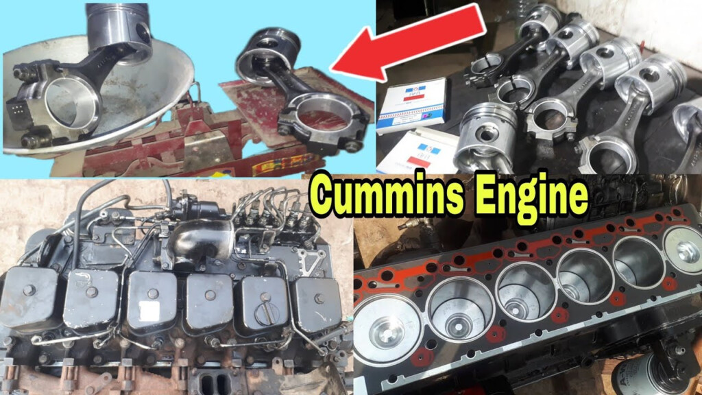6 Cylinder Engine Overhaul Piston Weight Parts Firing Order Tappet 
