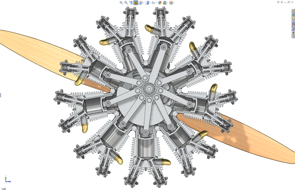 9 Cylinder Radial Engine Clipart 25 Free Cliparts Download Images On 