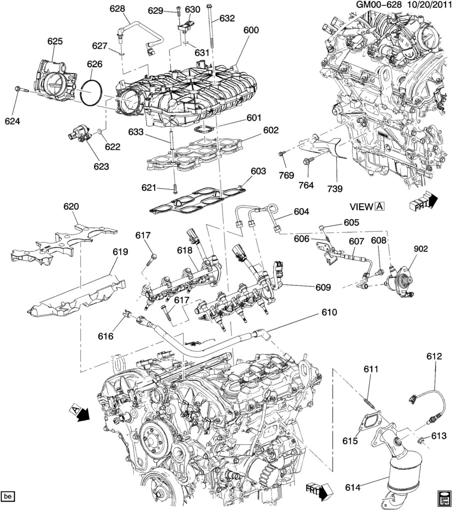 Cadillac SRX Catalytic Converter Stud 3 6 LITER 3 6 LITER 2017 21 