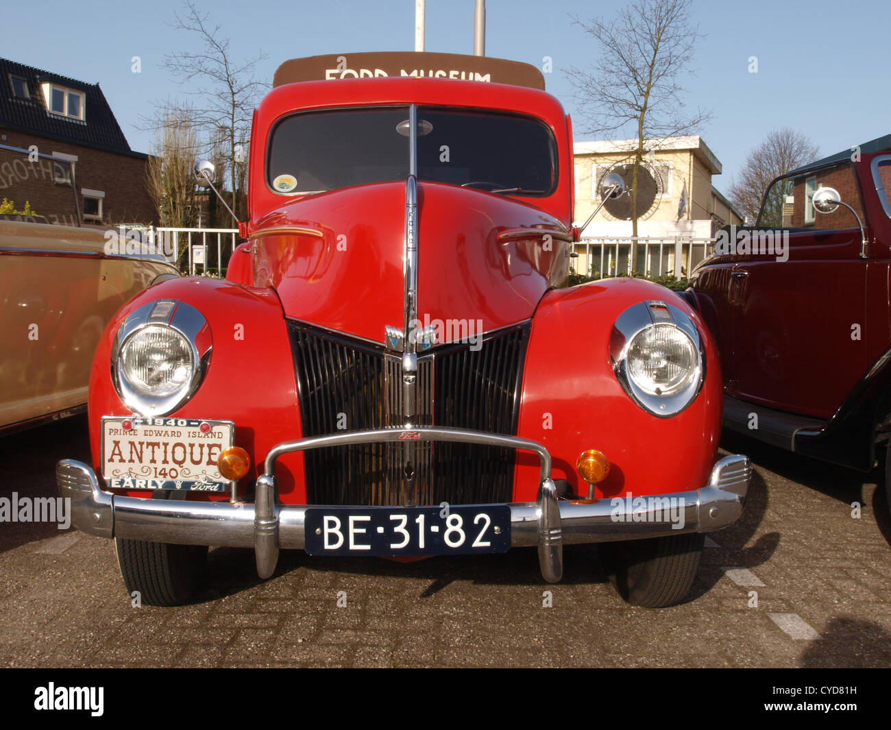 Classic 8 Cylinder Petrol Engined Ford Pickup Stock Photo Alamy