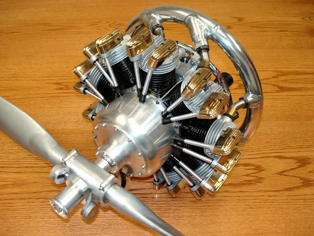 JT 1800 9 Cylinder Radial Engine John Thompson KS Earl Flickr