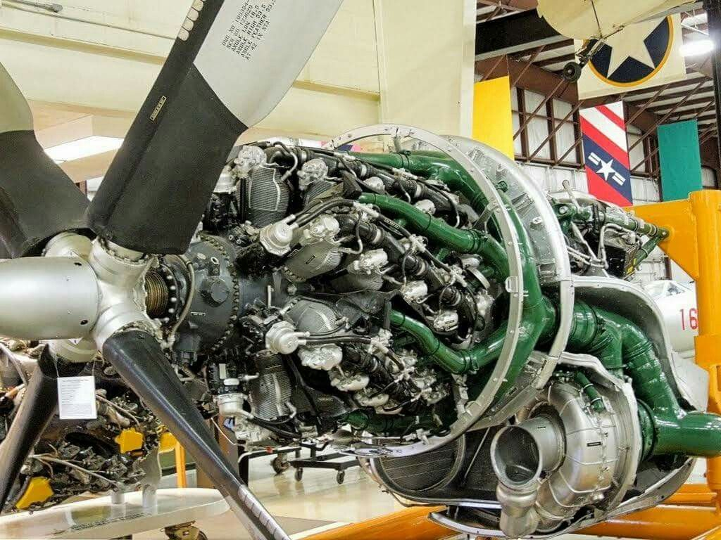 The Engine From The Convair B36 Bomber They Were Mounted On The